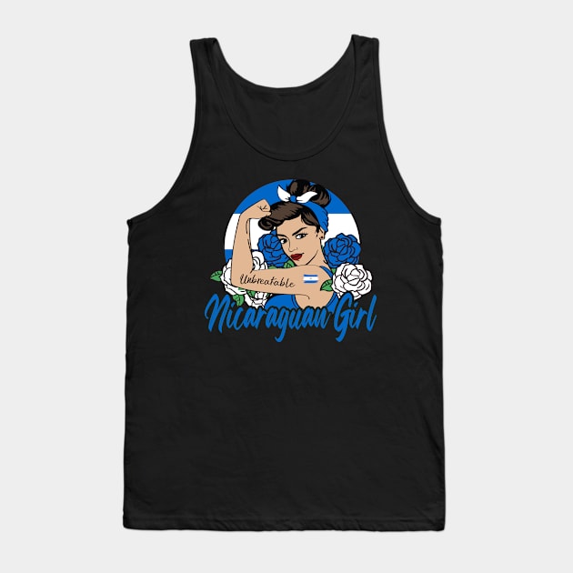 Nicaraguan Girl Tank Top by JayD World